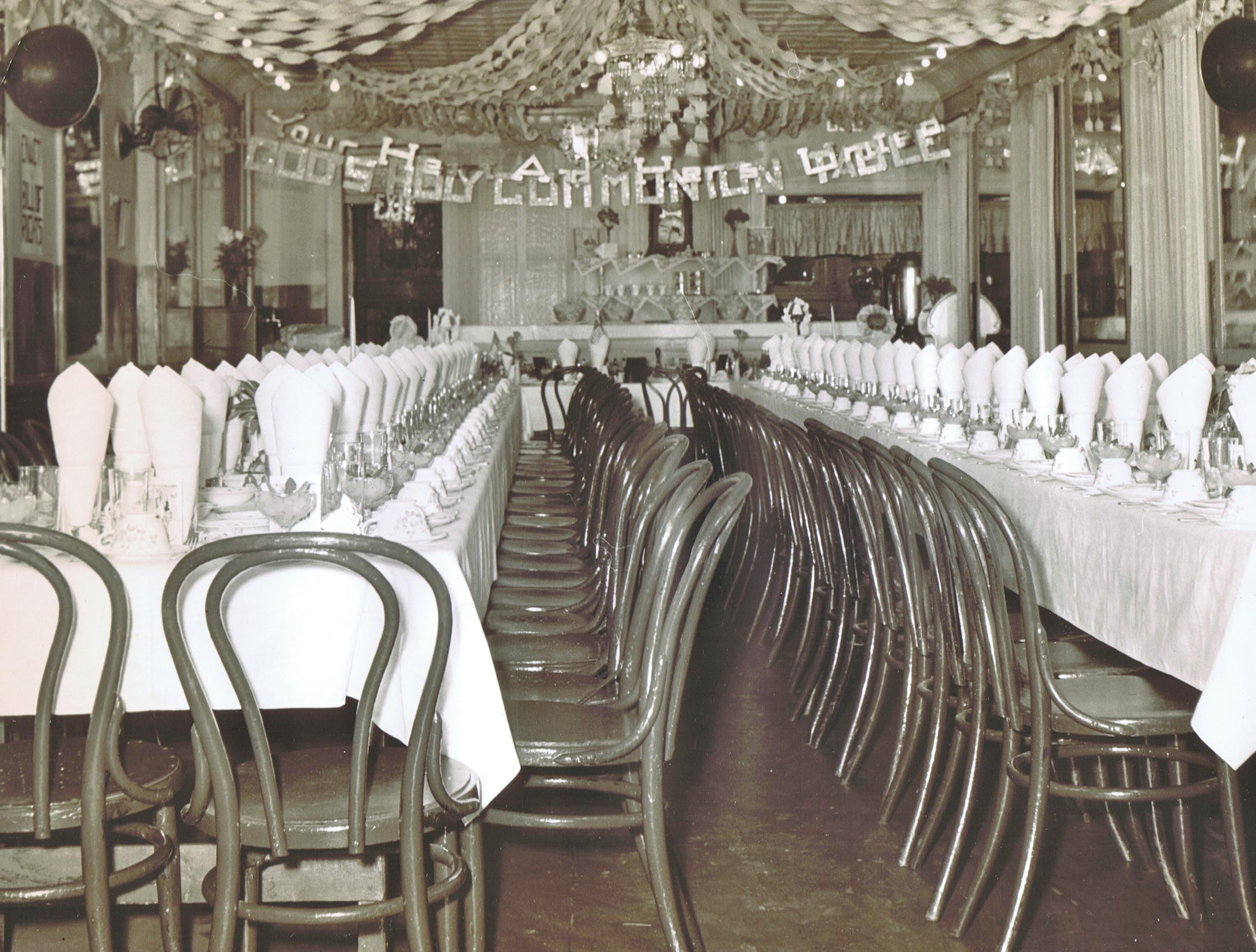 Banquet Table, 117th Street, N.Y.C.