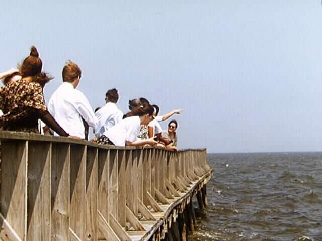 The Friends Visit the Great South Bay in Sayville, Long Island, N.Y.