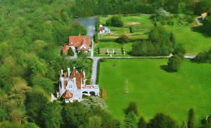 Aircraft view of The Mount of the House of the Lord.