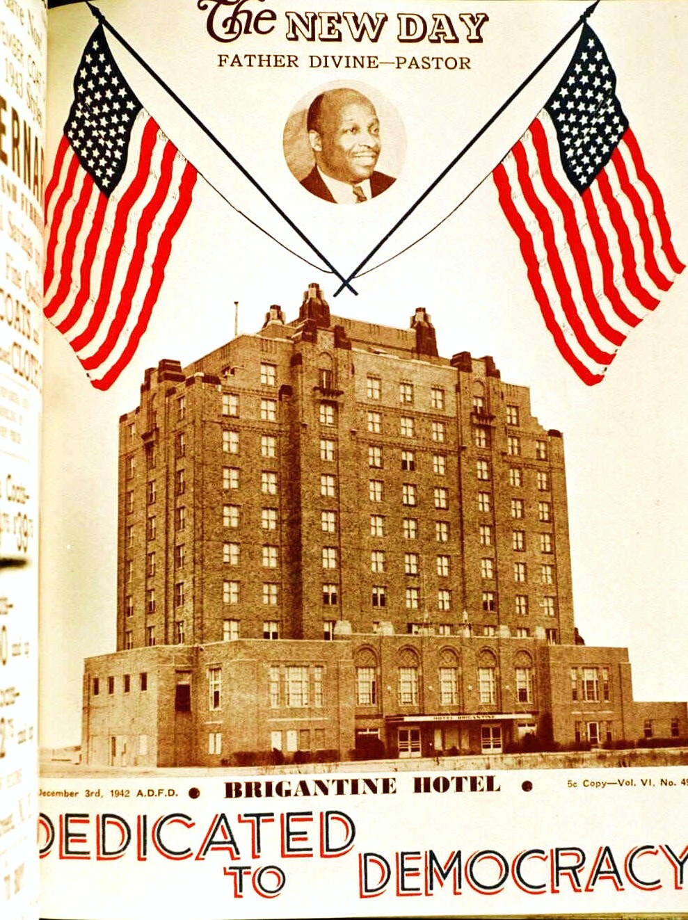 The Brigantine Hotel, Dedicated to Democracy.