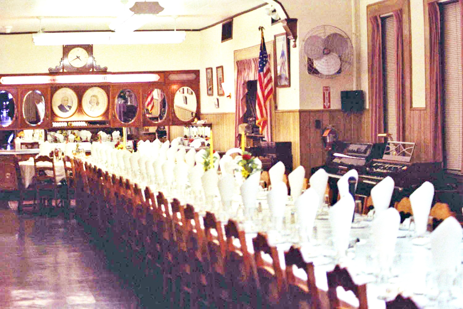 Holy Communion Banquet Table at The Circle Mission Church, Home and Training School, Inc., 
764-772 S. Broad Street, Philadelphia, Pennsylvania