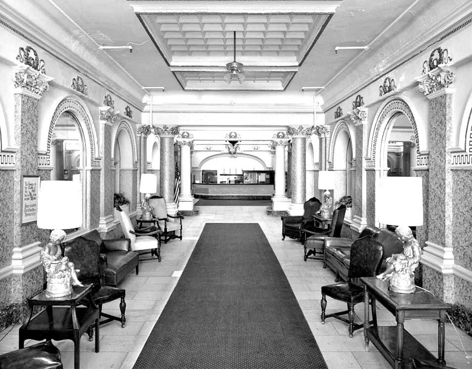 Lobby - Divine Lorraine Hotel, Philadelphia, PA.
