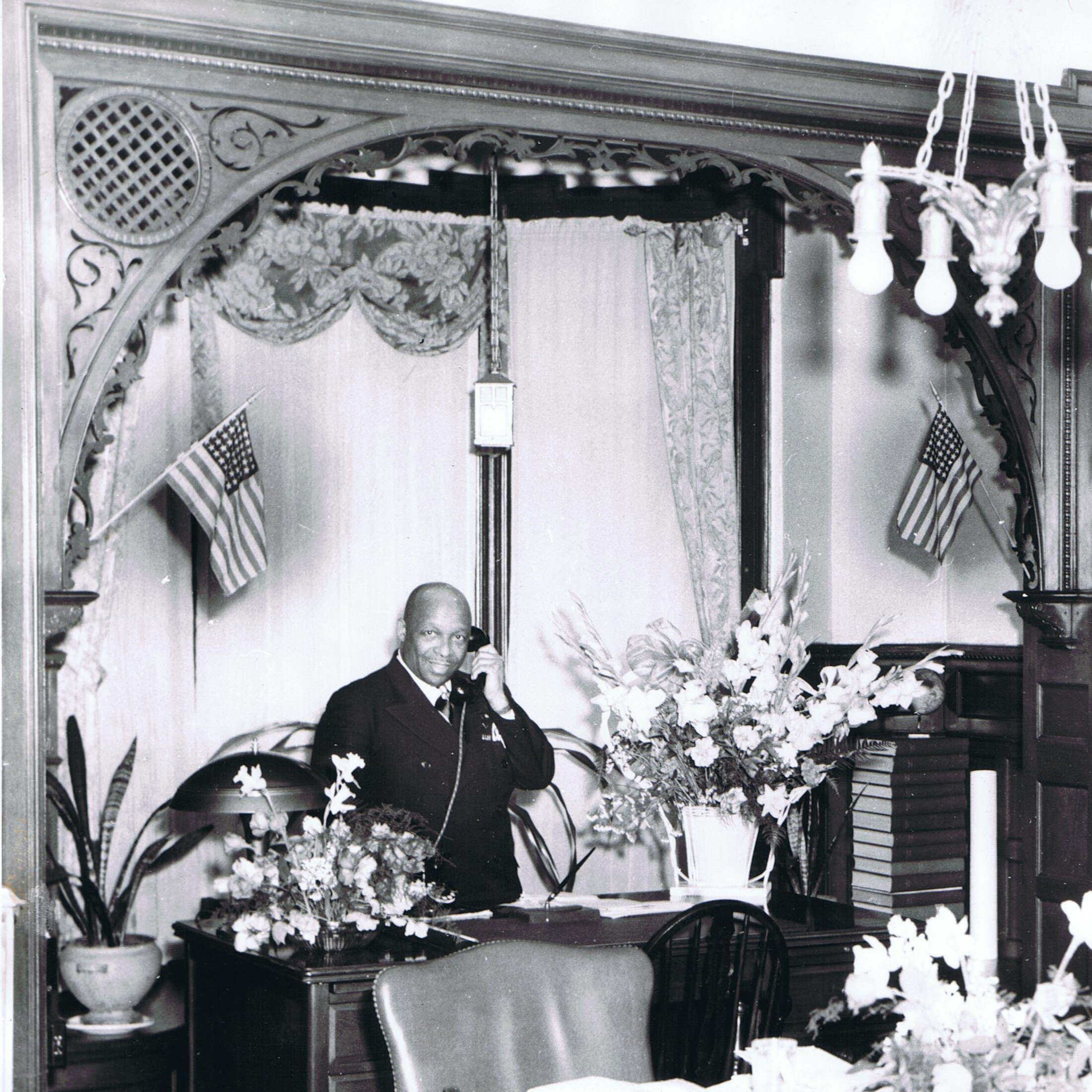 FATHER DIVINE in His Office