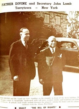 Photo of Rev. Major J. Divine and Mr. John Lamb