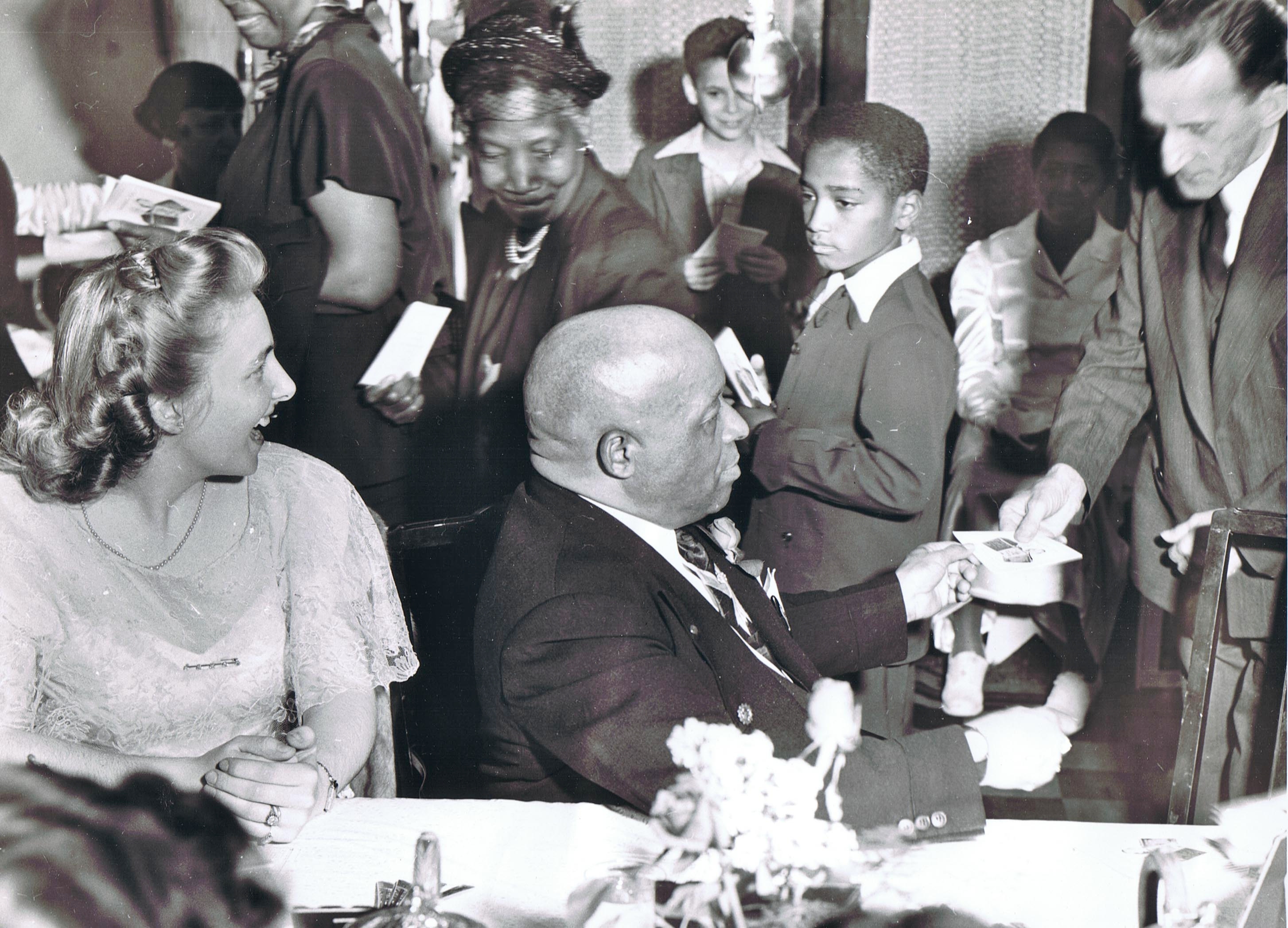 FATHER and MOTHER DIVINE at the Table