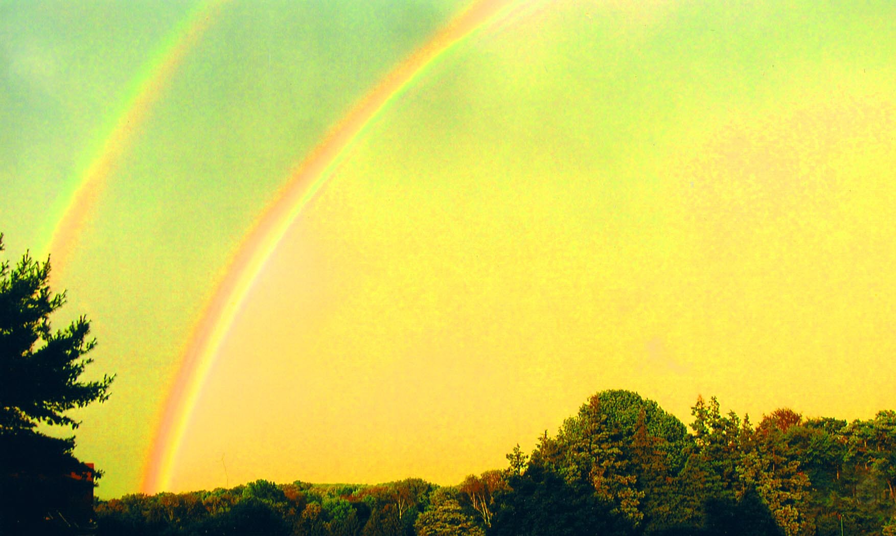 The double rainbows