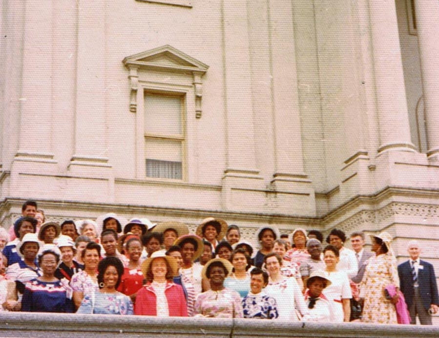 MOTHER DIVINE and group at the Pennsylvania State Capital