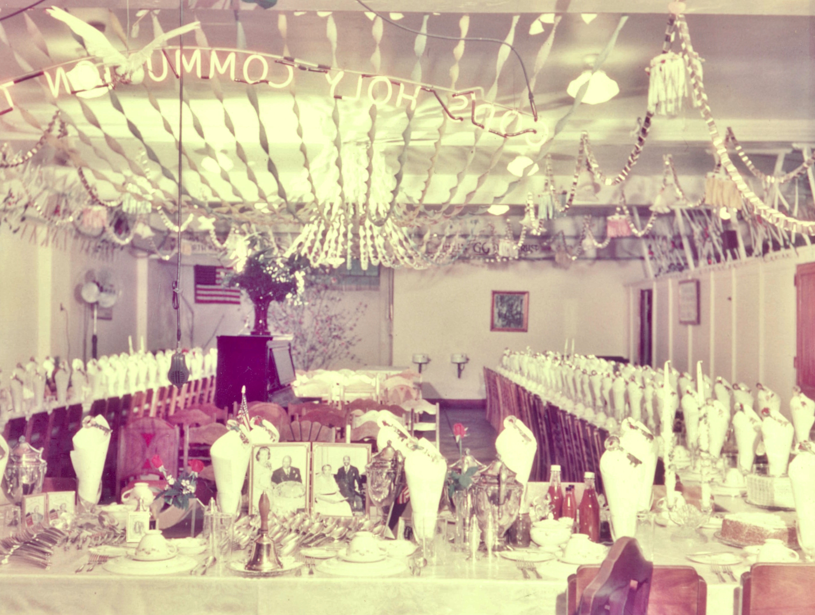 The Holy Communion Banquet room