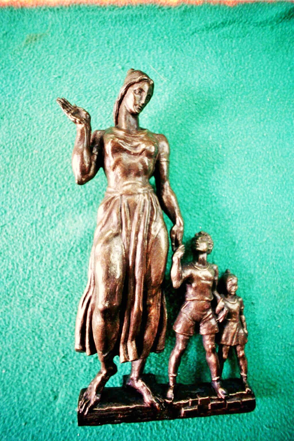 Another Figurine on The Great Bronz Door of The Shrine to Life atThe Mount of the House of the Lord.