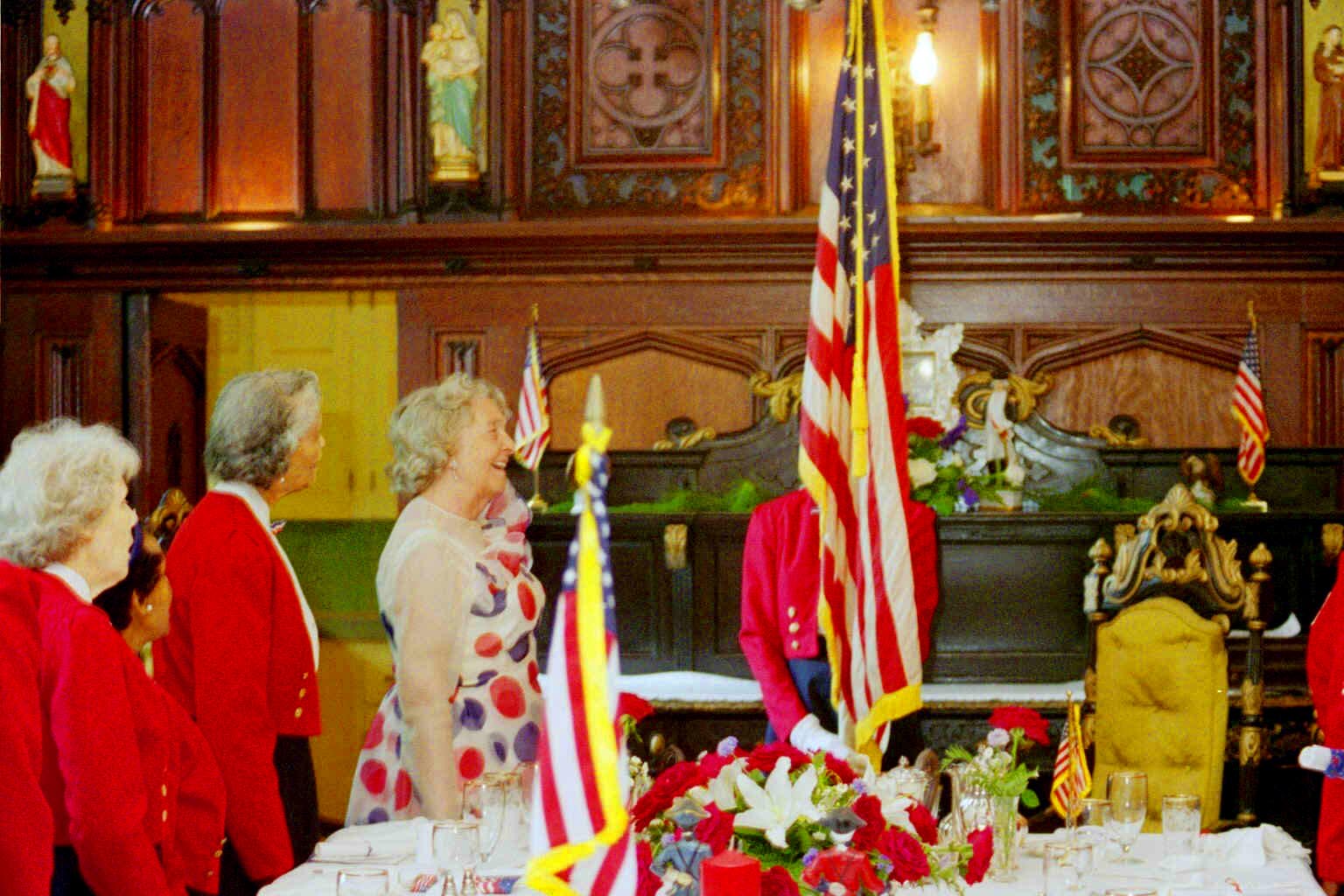 Honoring the Flag at The Mount of the House of the Lord